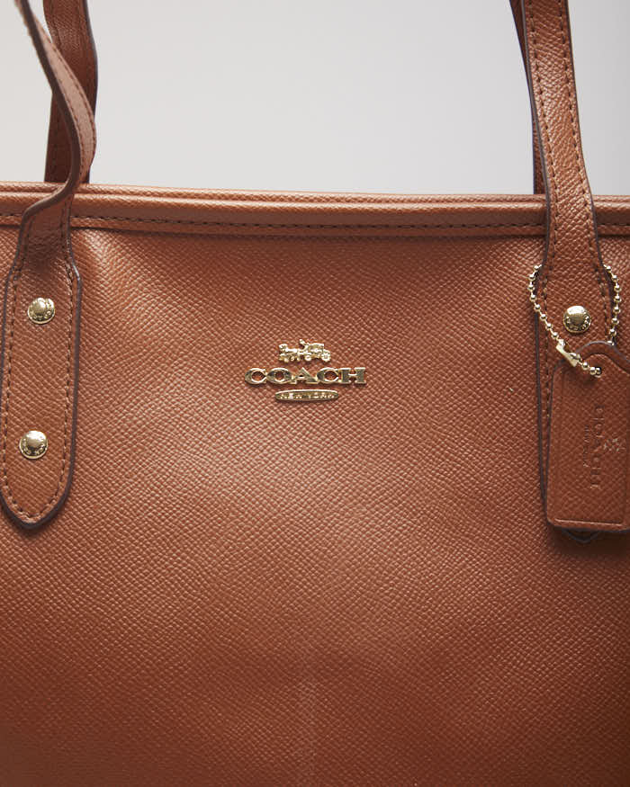 Coach Brown Leather Tote Bag