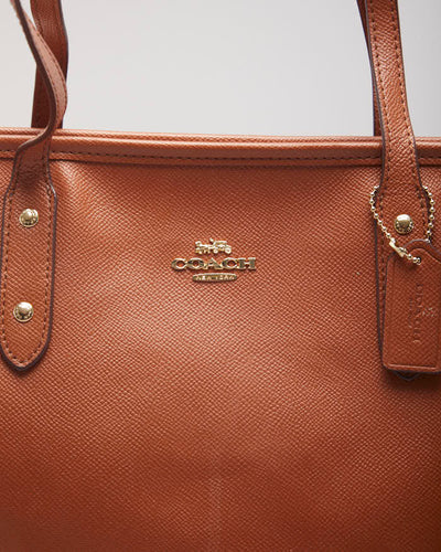 Coach Brown Leather Tote Bag