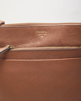 Fossil Brown Leather Crossbody Bag