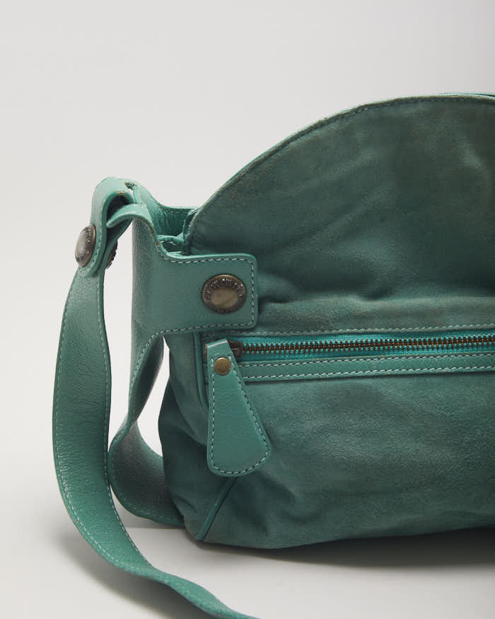 Marc Jacobs Suede Turquoise Bag