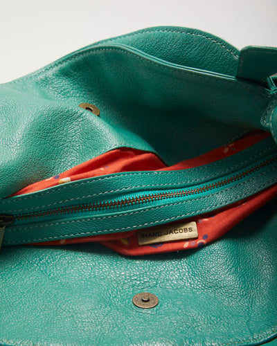 Marc Jacobs Suede Turquoise Bag