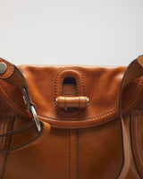 Vintage Fossil Brown Leather Crossbody
