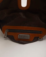 Vintage Fossil Brown Leather Crossbody