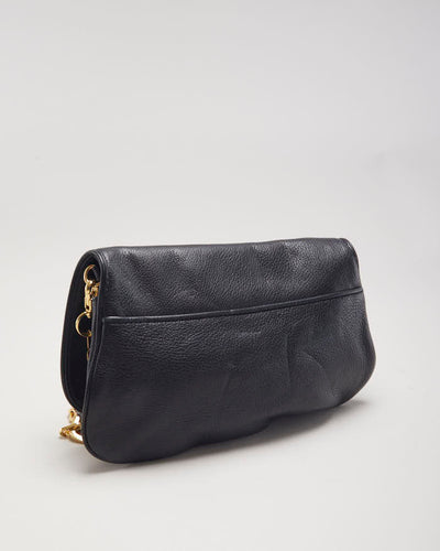 Tory Burch Black Crossbody Chain Clutch Bag