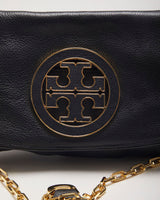 Tory Burch Black Crossbody Chain Clutch Bag