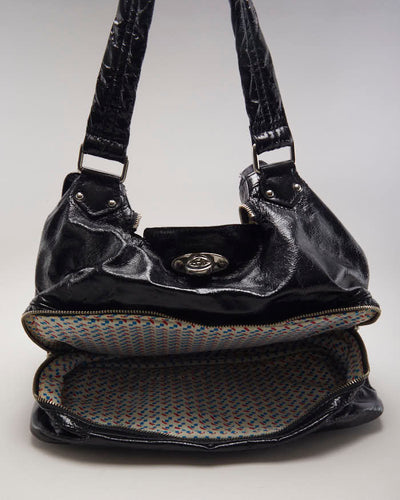 Marc Jacobs Patent Leather Black Bag Handbag