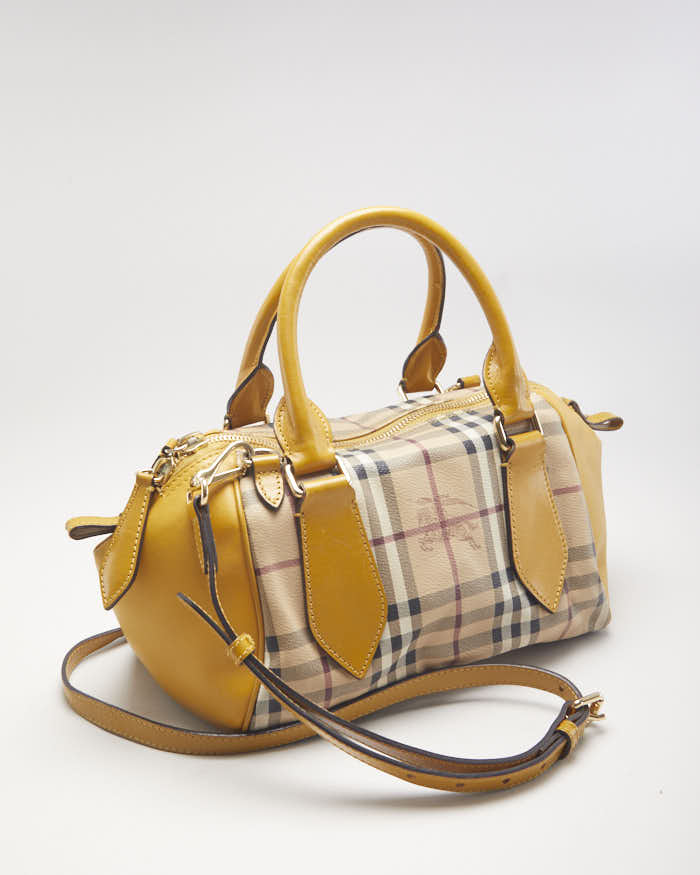 Burberry Haymarket Panel Blaze Bag