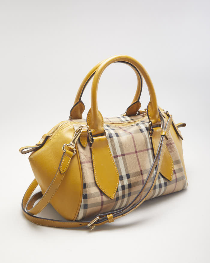 Burberry Haymarket Panel Blaze Bag