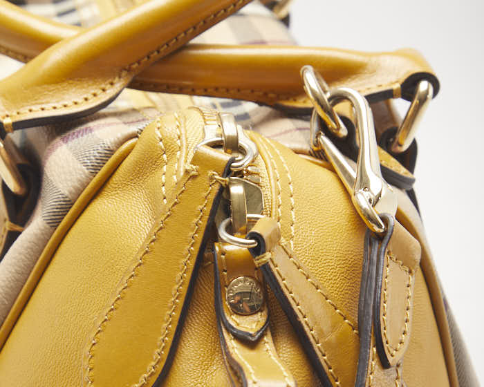 Burberry Haymarket Panel Blaze Bag