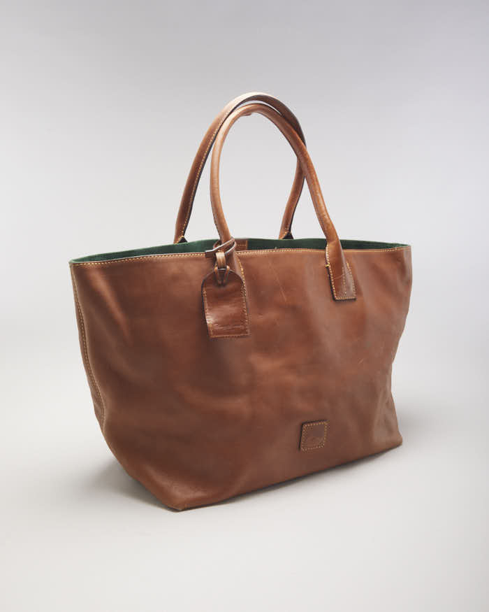Dooney &amp; Bourke Brown Leather Tote Bag