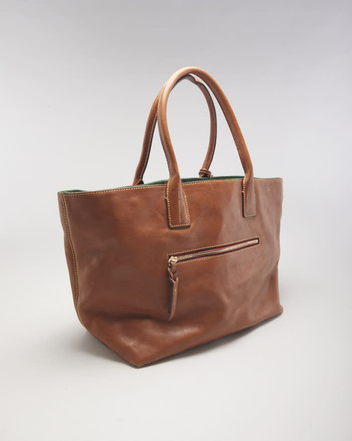 Dooney &amp; Bourke Brown Leather Tote Bag