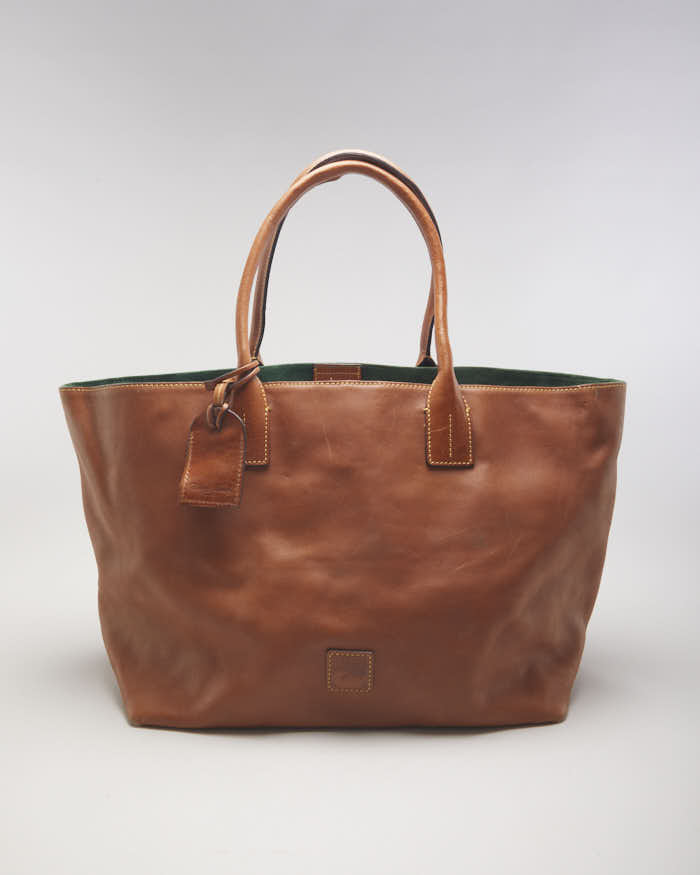 Dooney &amp; Bourke Brown Leather Tote Bag