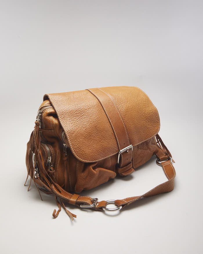 Roots Canadian Leather Brown Handbag
