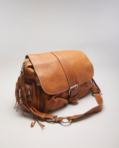 Roots Canadian Leather Brown Handbag
