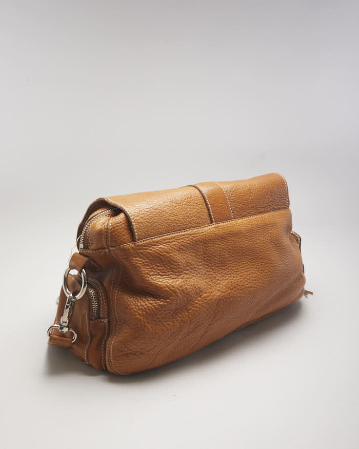 Roots Canadian Leather Brown Handbag
