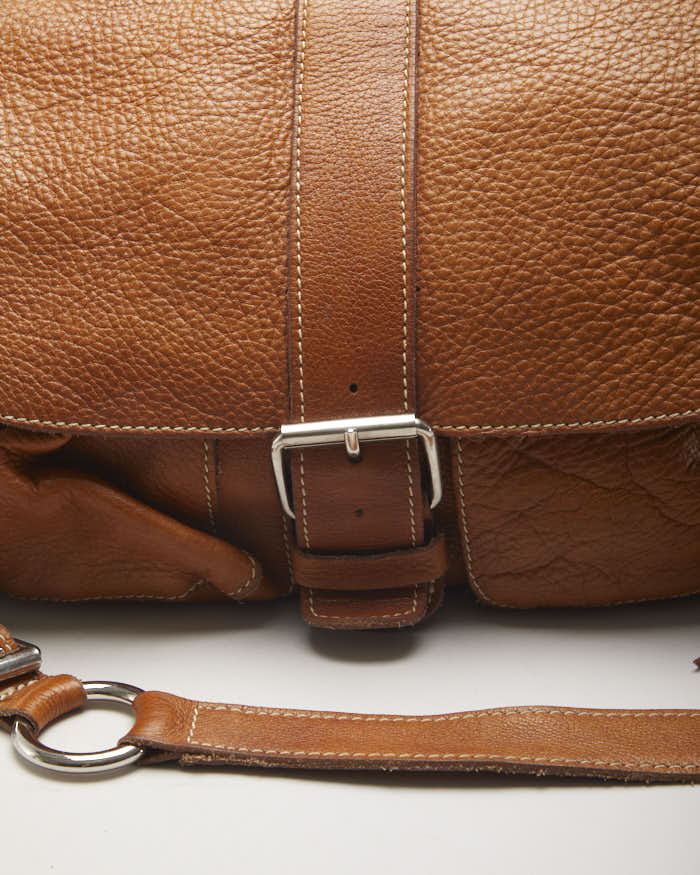 Roots Canadian Leather Brown Handbag