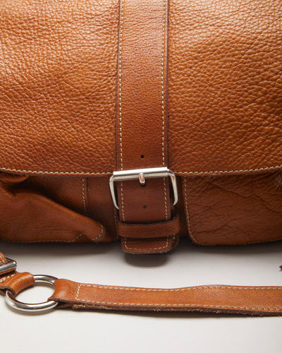 Roots Canadian Leather Brown Handbag