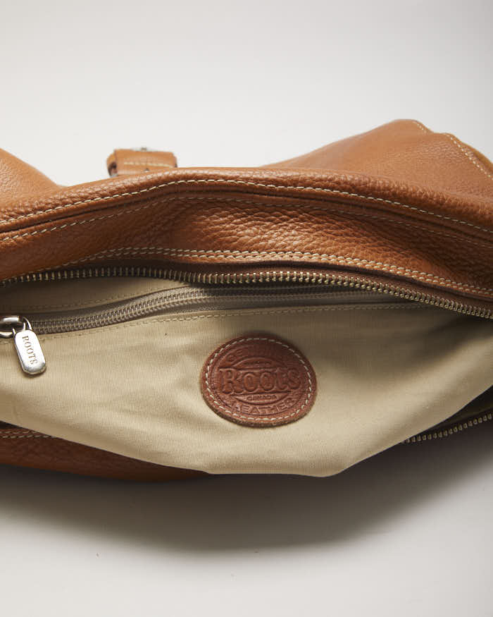Roots Canadian Leather Brown Handbag
