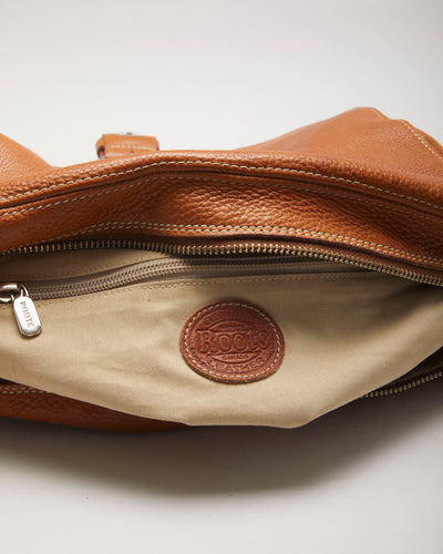 Roots Canadian Leather Brown Handbag