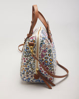 Fossil Floral Leather Crossbody