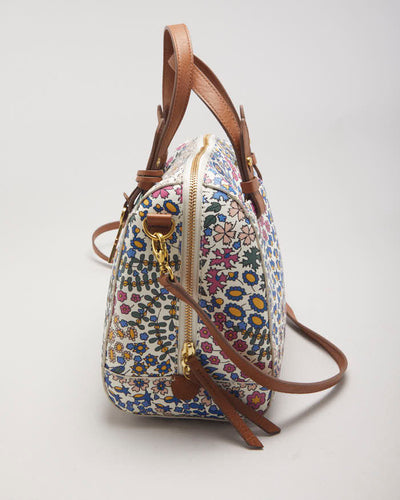 Fossil Floral Leather Crossbody
