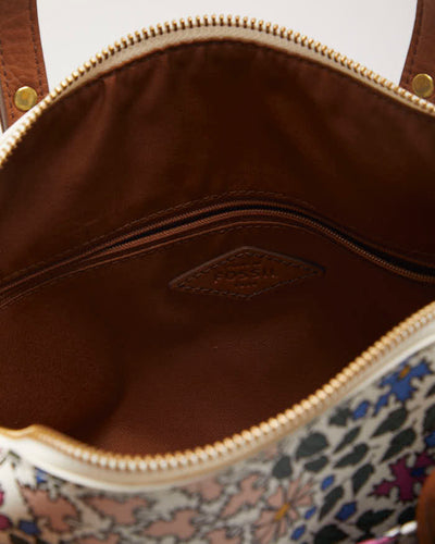 Fossil Floral Leather Crossbody