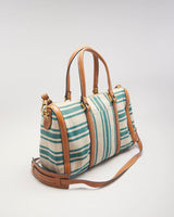 Fossil Canvas Stripe Crossbody Bag