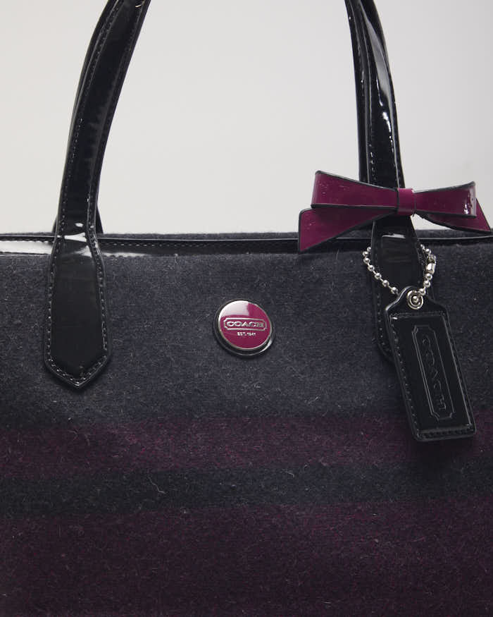 Coach Wool Tote Bag