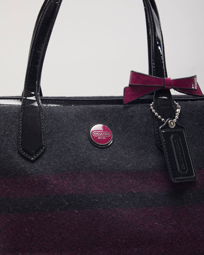 Coach Wool Tote Bag