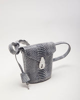 Calvin Klein Snake Print Mini Bucket Bag