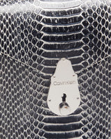 Calvin Klein Snake Print Mini Bucket Bag