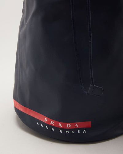Prada Luna Rossa Drawstring Sling Bag