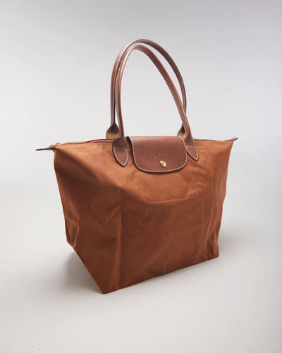 Longchamp Le Pilage Original Brown Tote Bag