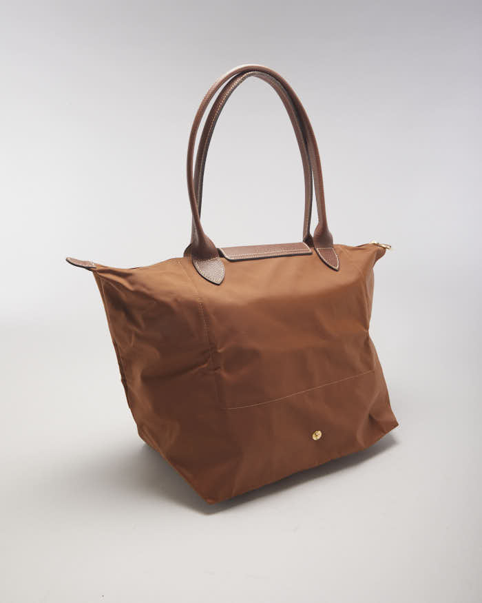 Longchamp Le Pilage Original Brown Tote Bag
