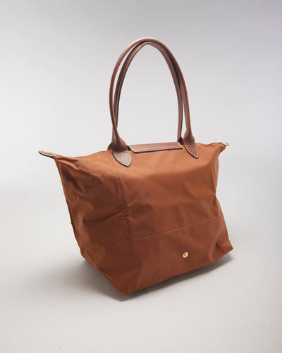 Longchamp Le Pilage Original Brown Tote Bag