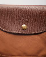 Longchamp Le Pilage Original Brown Tote Bag