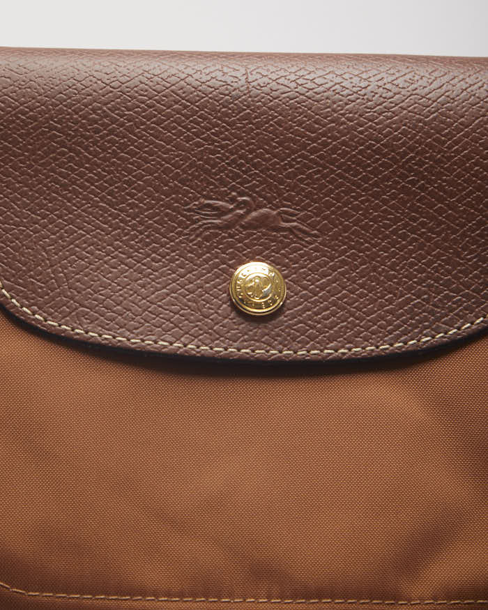 Longchamp Le Pilage Original Brown Tote Bag