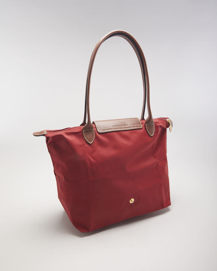 Longchamp Le Pilage Small Red Tote Bag