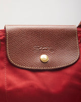 Longchamp Le Pilage Small Red Tote Bag