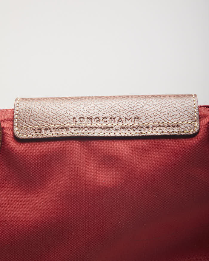 Longchamp Le Pilage Small Red Tote Bag