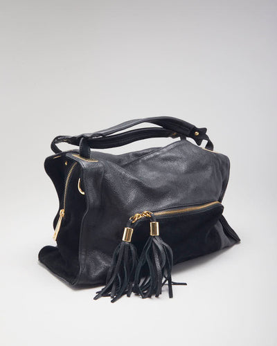 Sandro Leather Tassel Bag