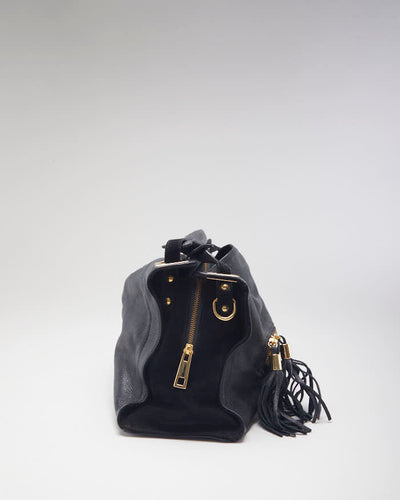 Sandro Leather Tassel Bag