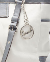 Coach White &amp; Grey Tote Bag