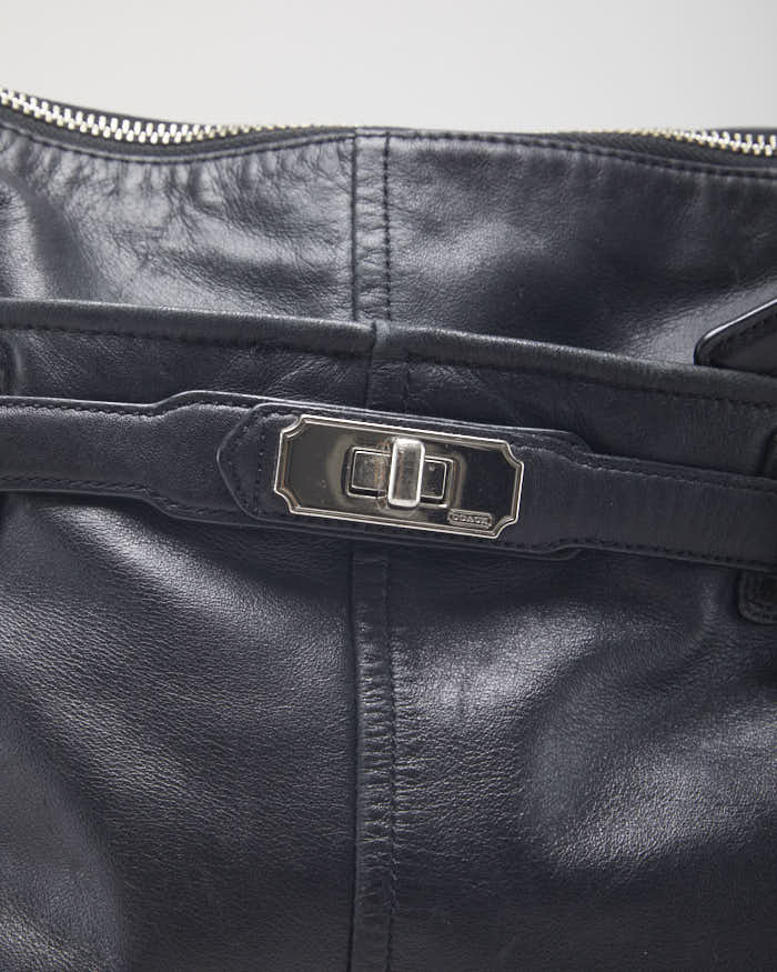 Coach Black Leather Handbag