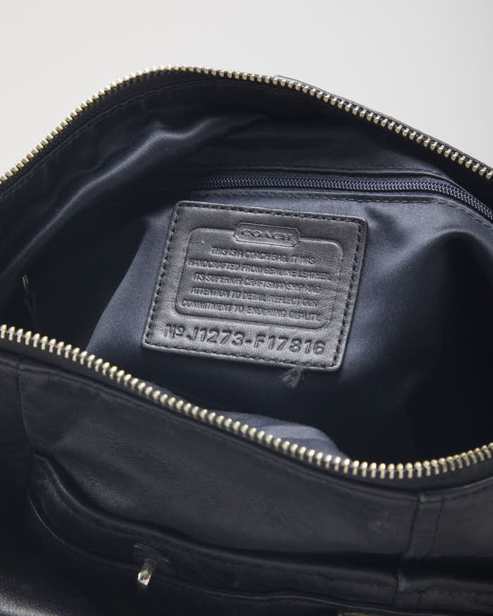 Coach Black Leather Handbag