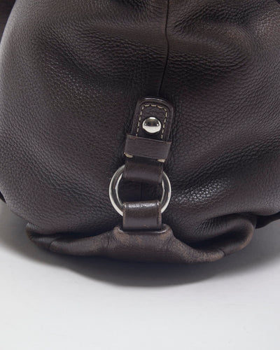 Coach Brown Leather Cross-body Bag