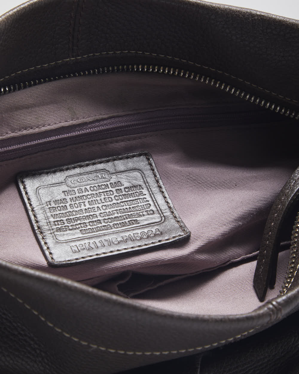 Coach Brown Leather Cross-body Bag