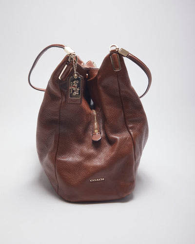 Coach Brown Leather Handbag Bag