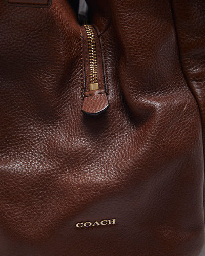 Coach Brown Leather Handbag Bag