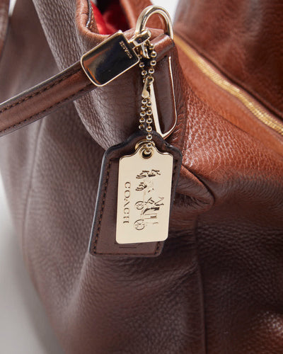 Coach Brown Leather Handbag Bag